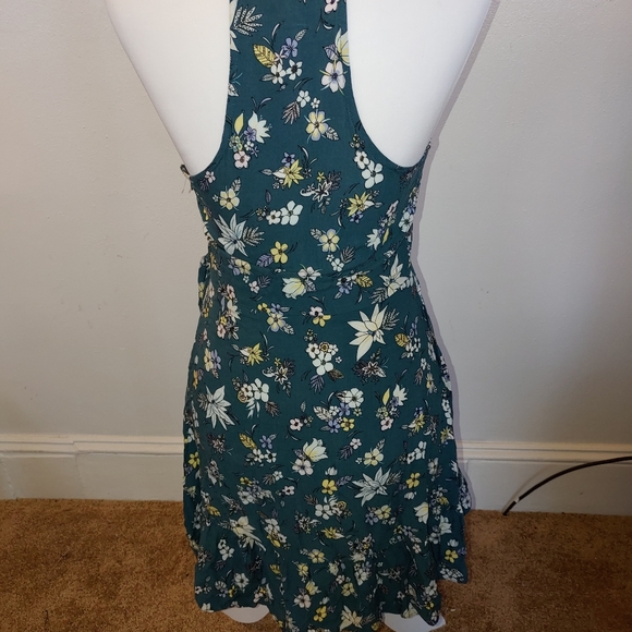 Mossimo size small green floral dress - Picture 2 of 3